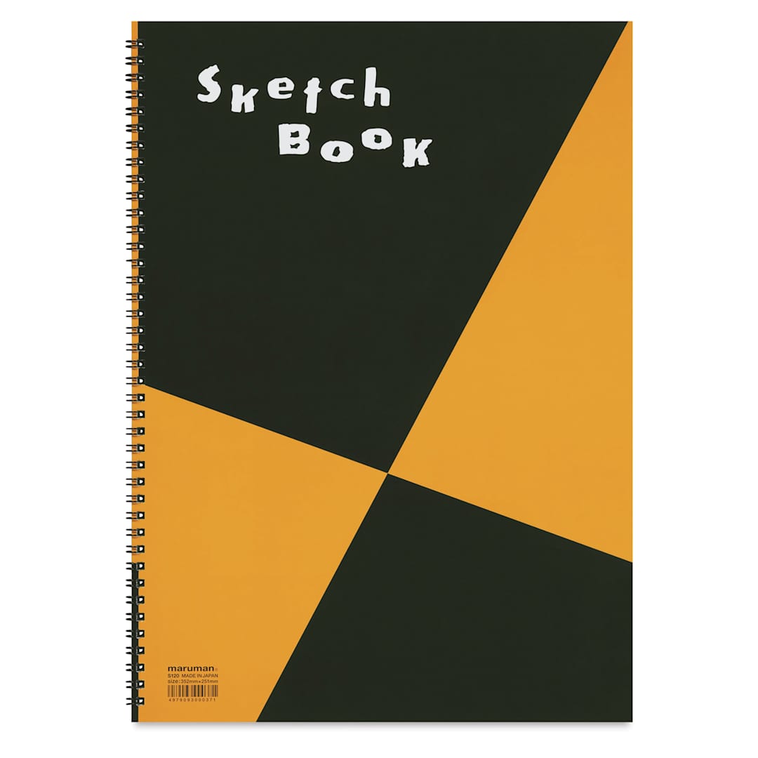 Open in modal - Maruman Zuan Series Sketchbook - Wirebound, B4, 24 Sheets, front cover