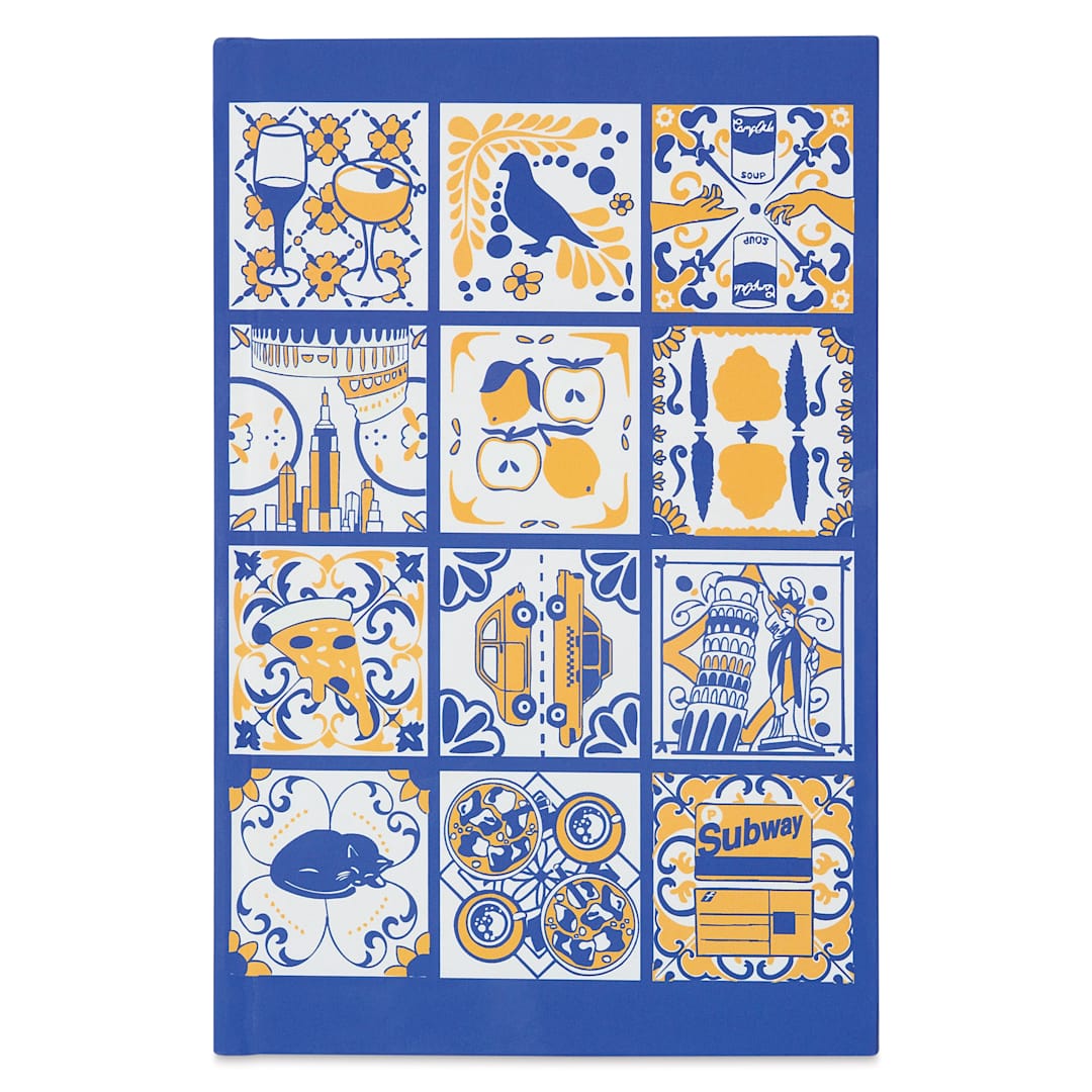 Open in modal - PdiPigna x Parsons Limited Edition Notebook - 5.8" x 8.3", front