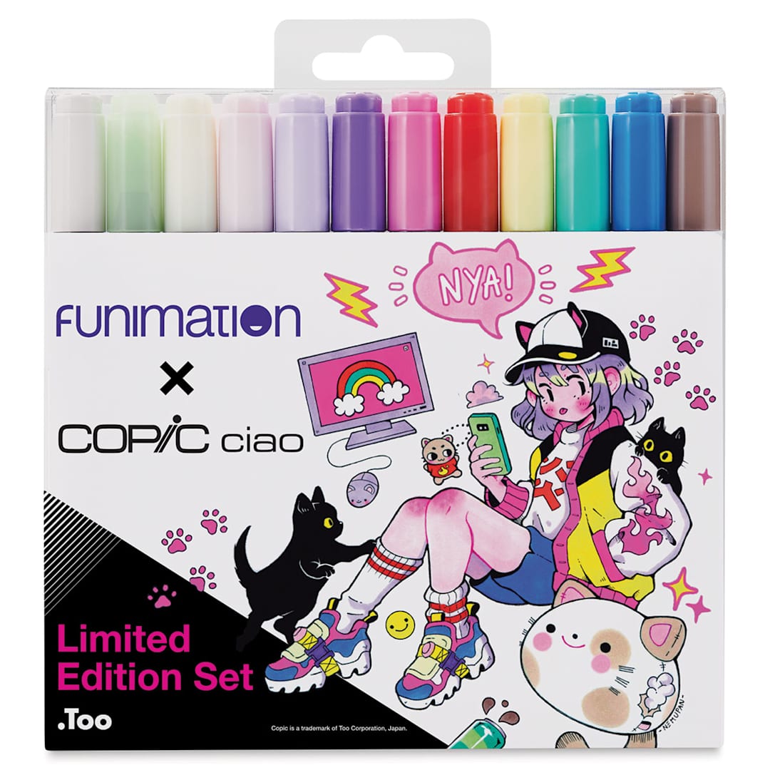 Open in modal - Copic Ciao x Funimation Marker Set