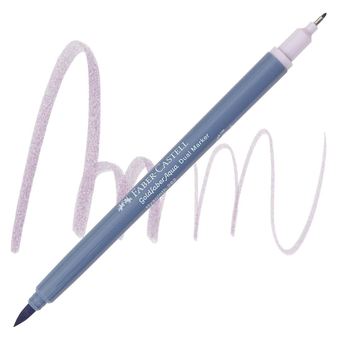 Open in modal - Faber-Castell Goldfaber Aqua Dual Marker - 282 Hyacinth marker and swatch