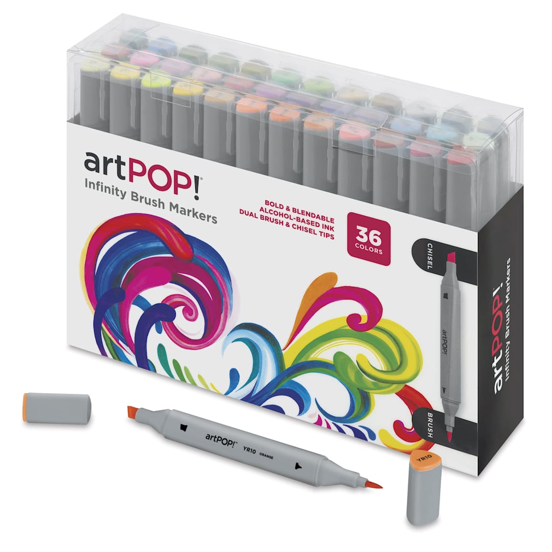 Open in modal - artPOP! Infinity Brush Marker Set - Set of 36, Assorted