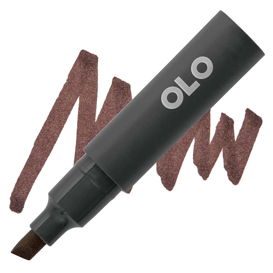 Open in modal - Olo Chisel Tip Half-Marker - O7.8 Smokey Quartz - marker and swatch