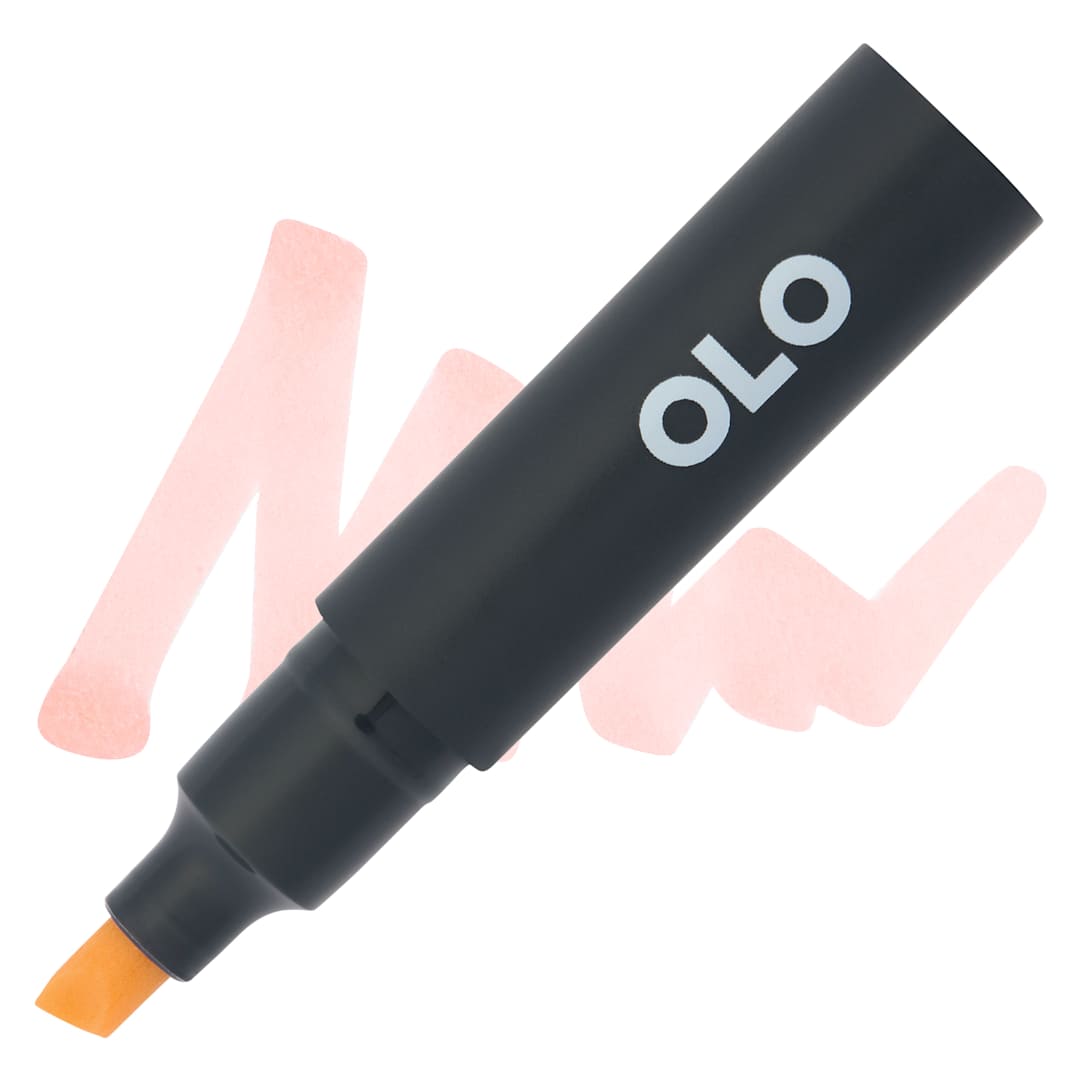 Open in modal - Olo Chisel-Tip Half Marker - OR2.1 Morganite - Marker and Swatch