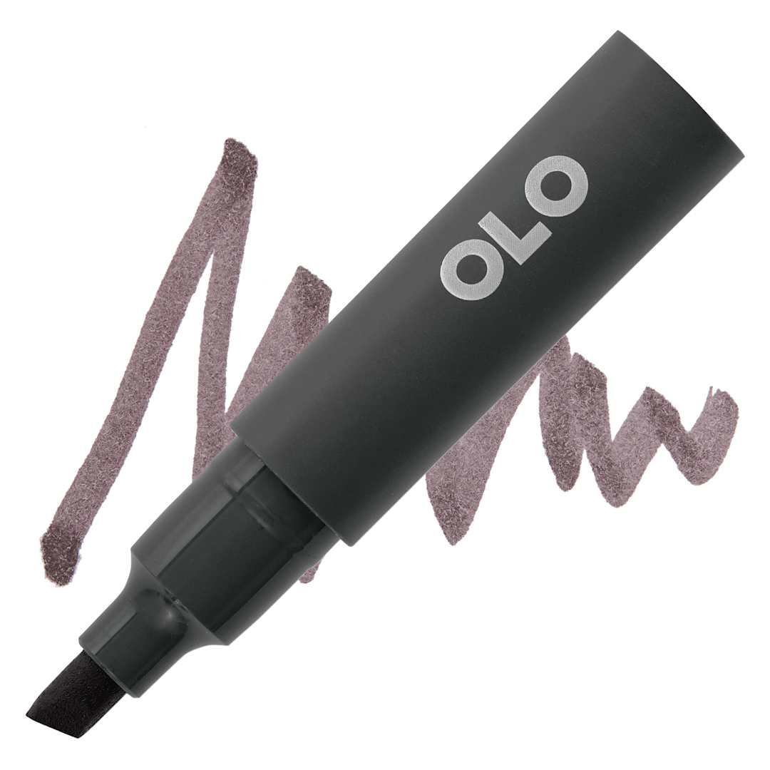 Open in modal - Olo Chisel Tip Half-Marker - WG7 Warm Gray 7 - marker and swatch