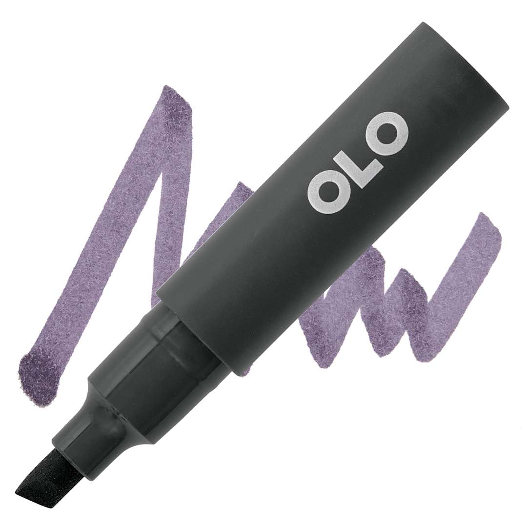 Open in modal - Olo Chisel-Tip Half Marker - CG7 Cool Gray 7 marker and swatch