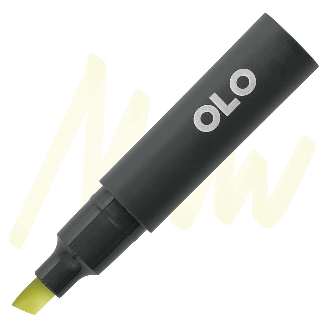 Open in modal - Olo Chisel-Tip Half Marker - Y2.0 Elderflower swatch and marker and swatch