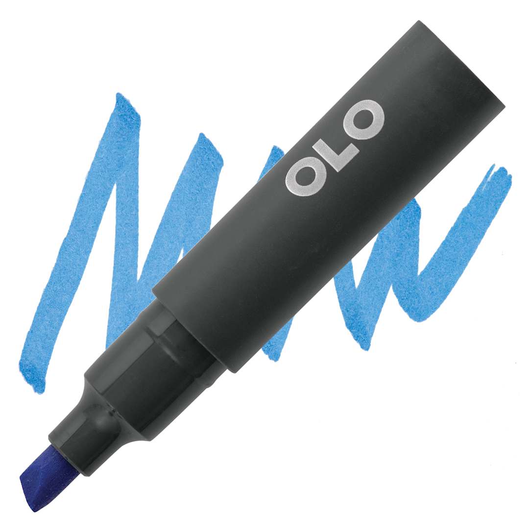 Open in modal - Olo Chisel-Tip Half Marker - B0.5 Blue Sapphire marker and swatch