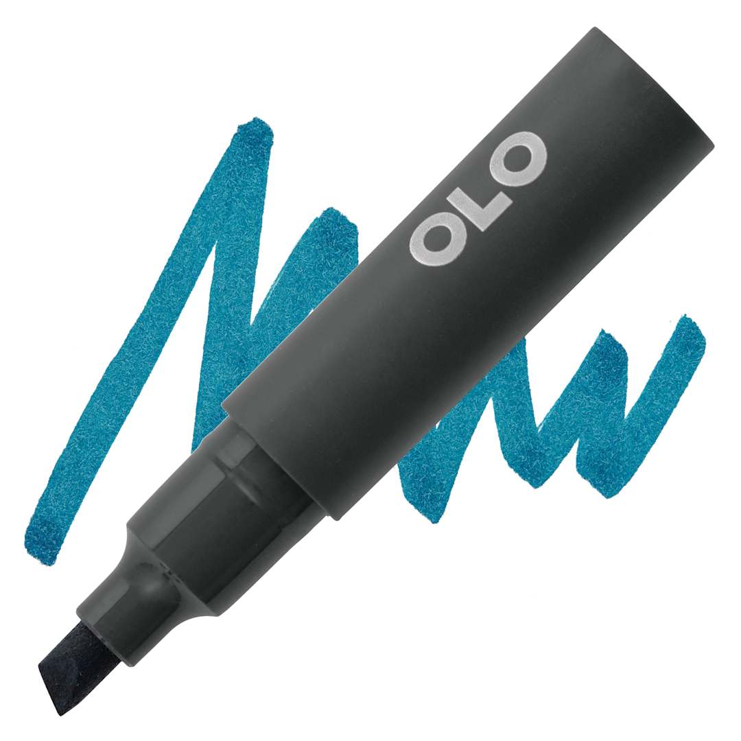 Open in modal - Olo Chisel-Tip Half Marker - BG0.8 Deep Sea marker and swatch