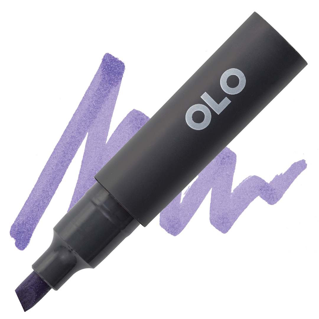 Open in modal - Olo Chisel-Tip Half Marker - BV4.5 Concord Grape marker and swatch