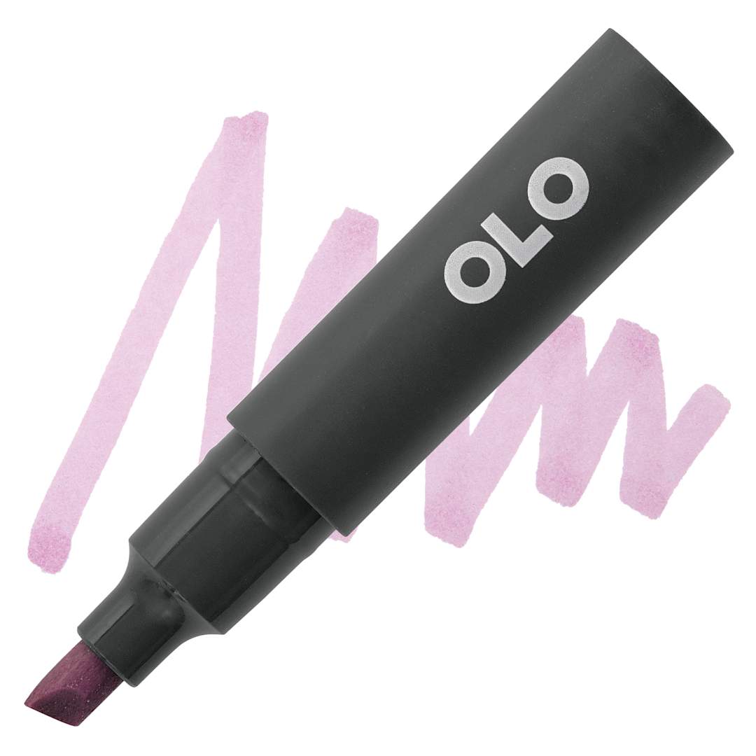 Open in modal - Olo Chisel-Tip Half Marker - V4.3 Chive Blossoms marker and swatch