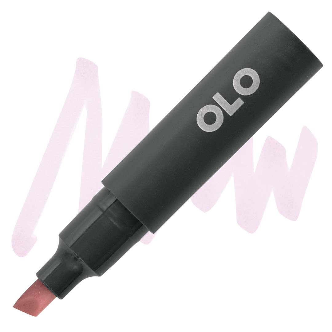 Open in modal - Olo Chisel Tip Half-Marker - V4.1 Wild Geranium - marker and swatch