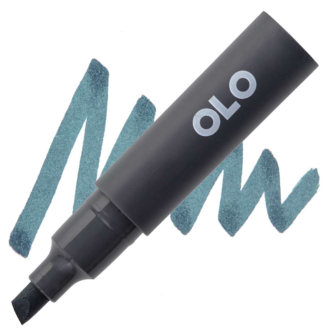 Open in modal - Olo Chisel-Tip Half Marker - BG7.6 Grandidierite marker and swatch