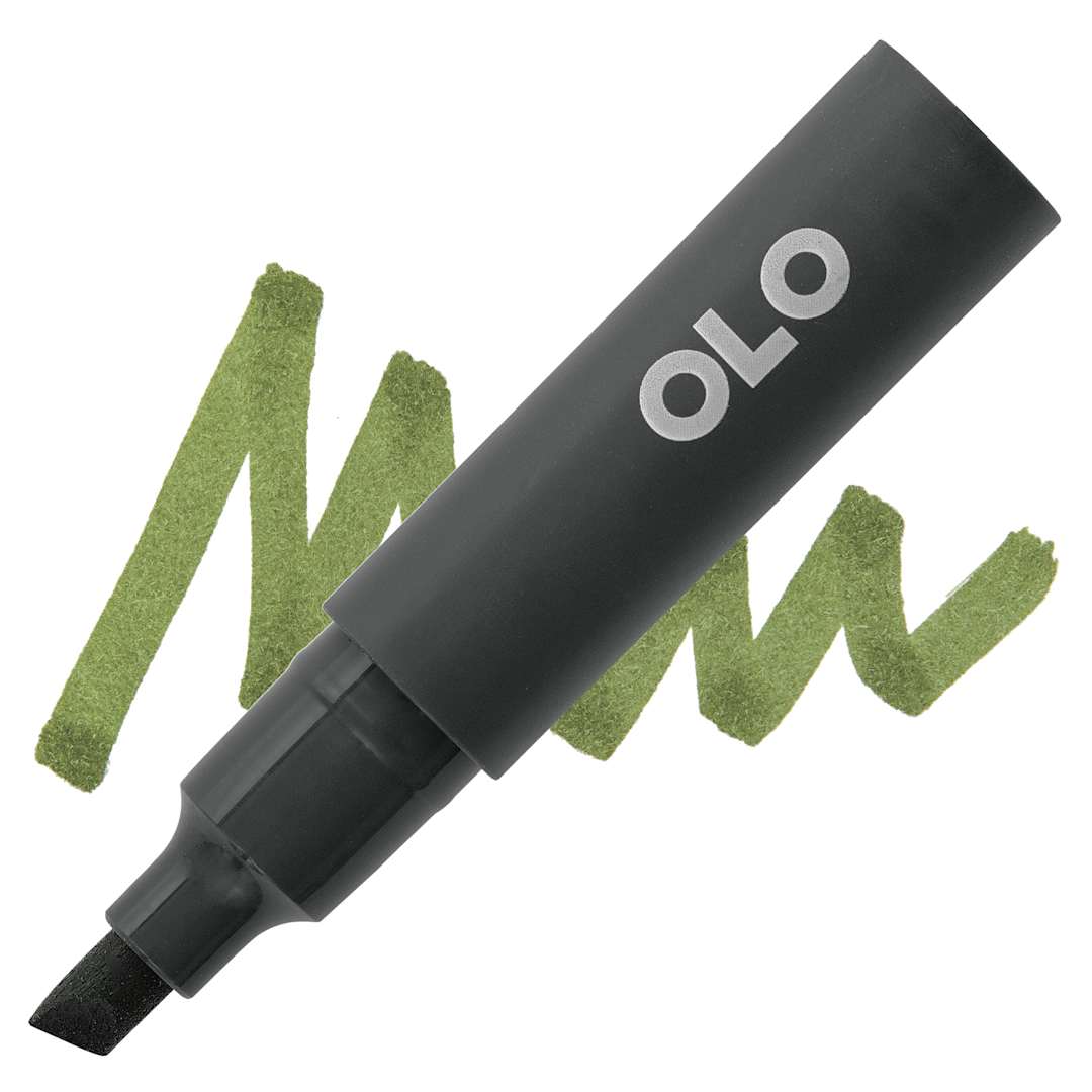 Open in modal - Olo Chisel-Tip Half Marker - YG8.7 Fern marker and swatch