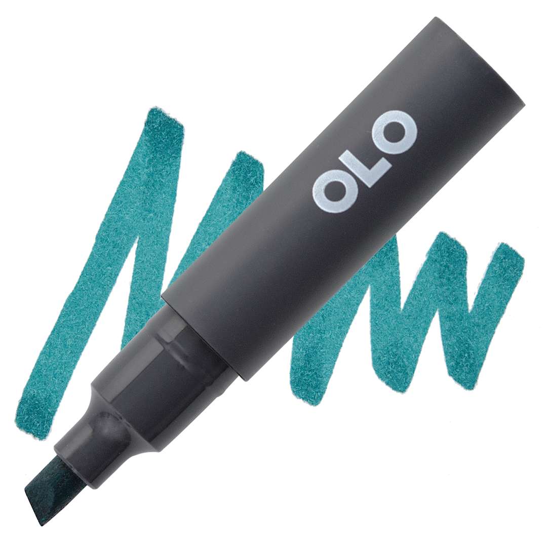 Open in modal - Olo Chisel Tip Half-Marker - BG2.7 Peacock marker and swatch