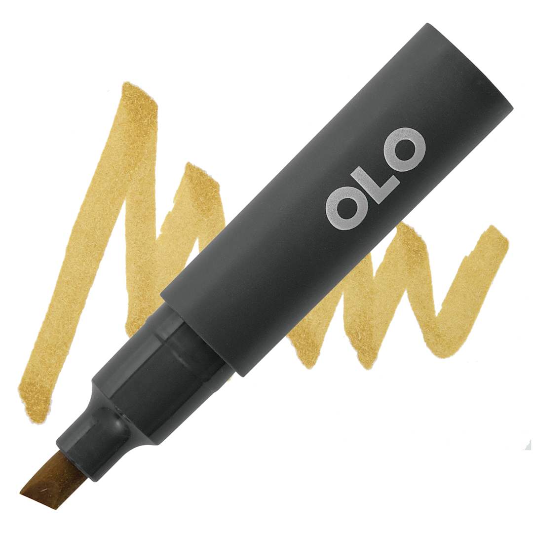 Open in modal - Olo Chisel-Tip Half Marker - Y8.6 Fennel Seed marker and swatch