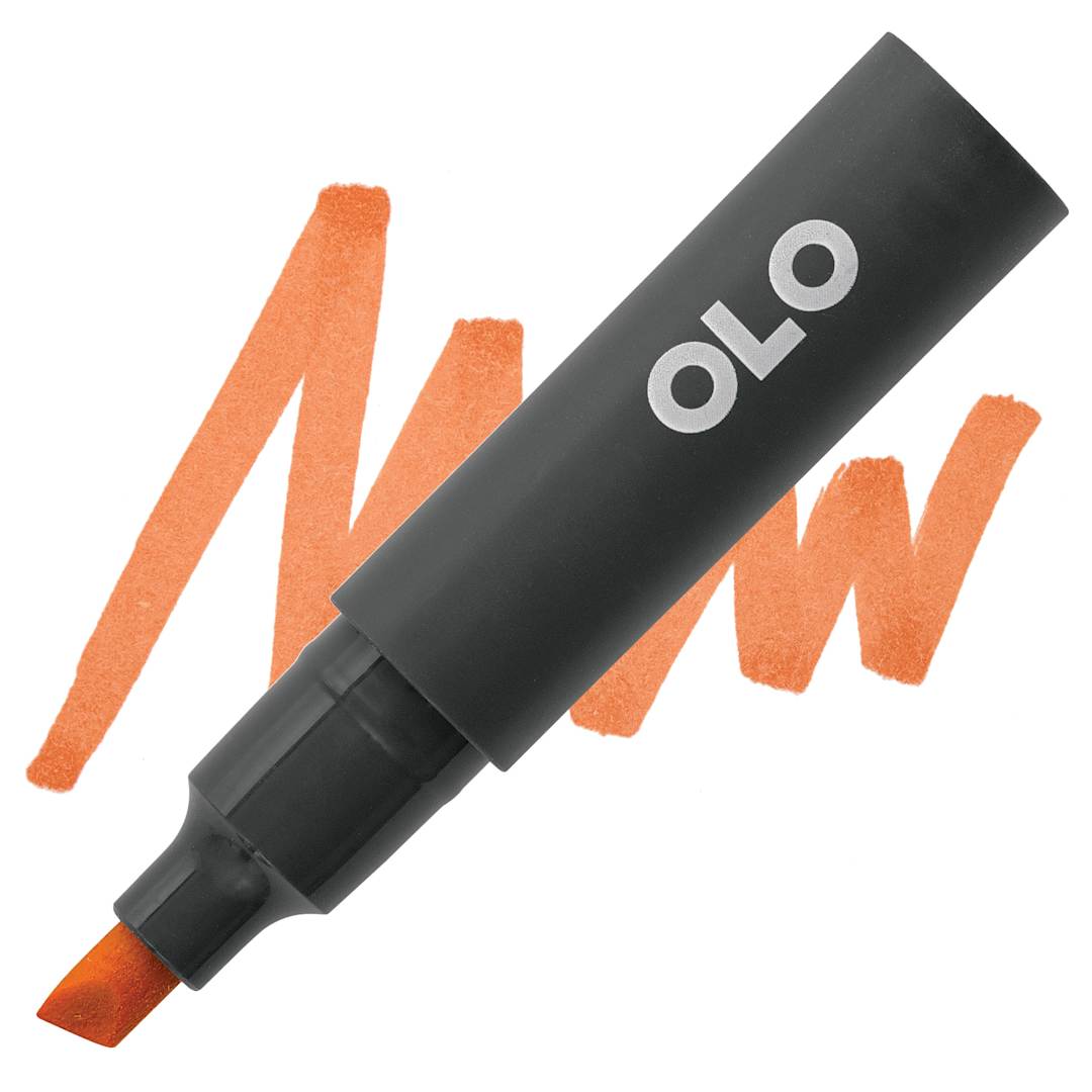 Open in modal - Olo Chisel-Tip Half Marker - O2.5 Caramel marker and swatch