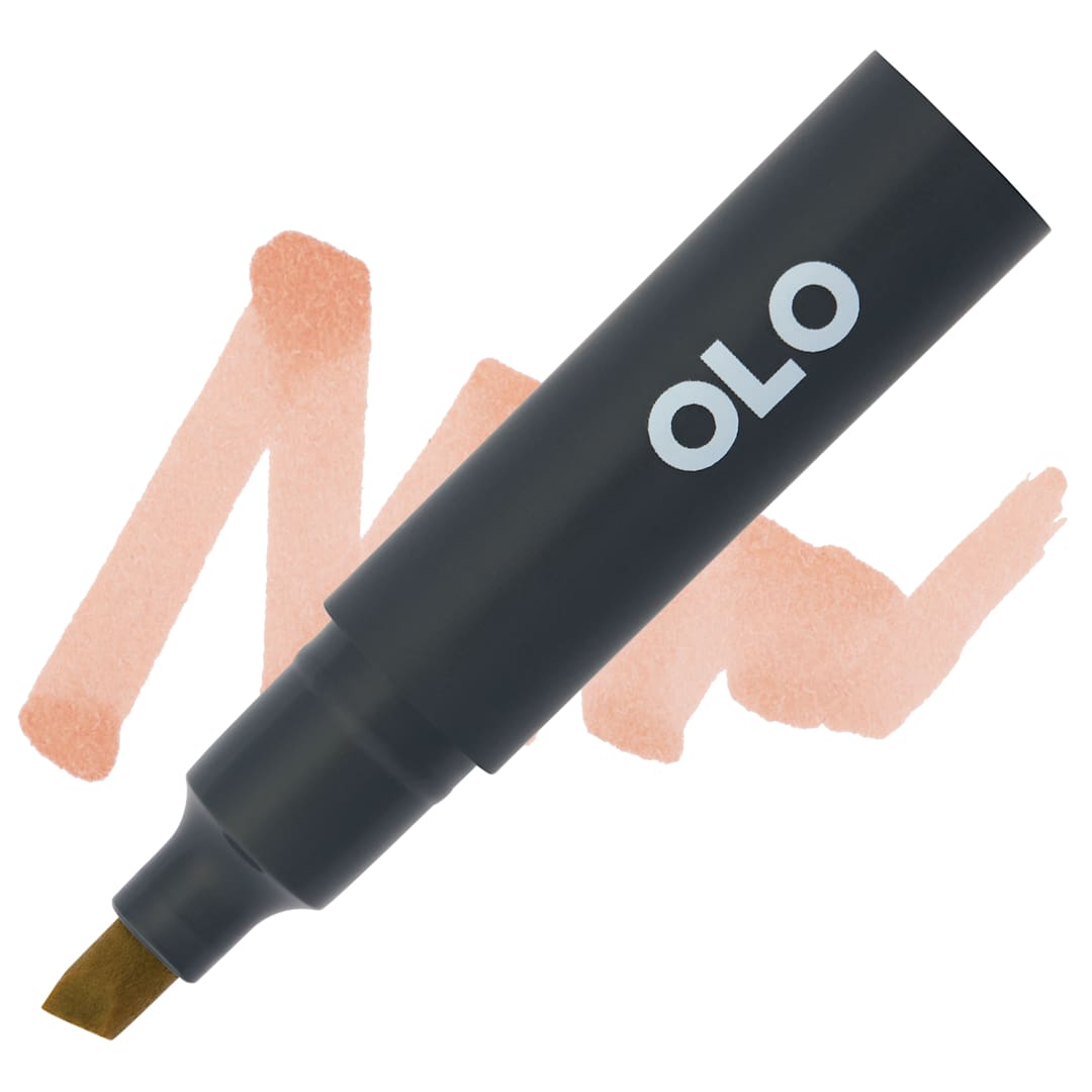 Open in modal - Olo Chisel-Tip Half Marker - O4.3 Lioness - Marker and Swatch