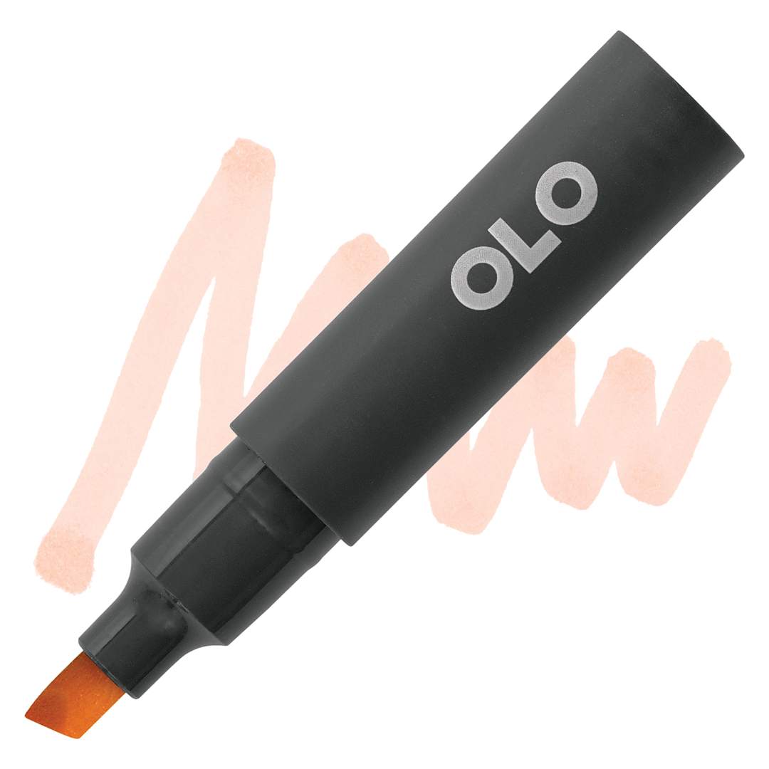 Open in modal - Olo Chisel-Tip Half Marker- OR3.2 Cashew marker and swatch