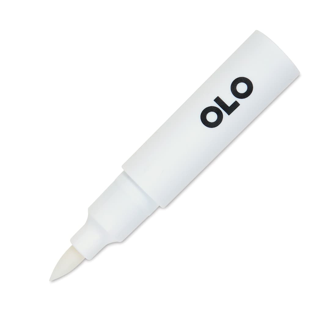 Open in modal - Olo Brush-Tip Half Marker - Zero with cap off