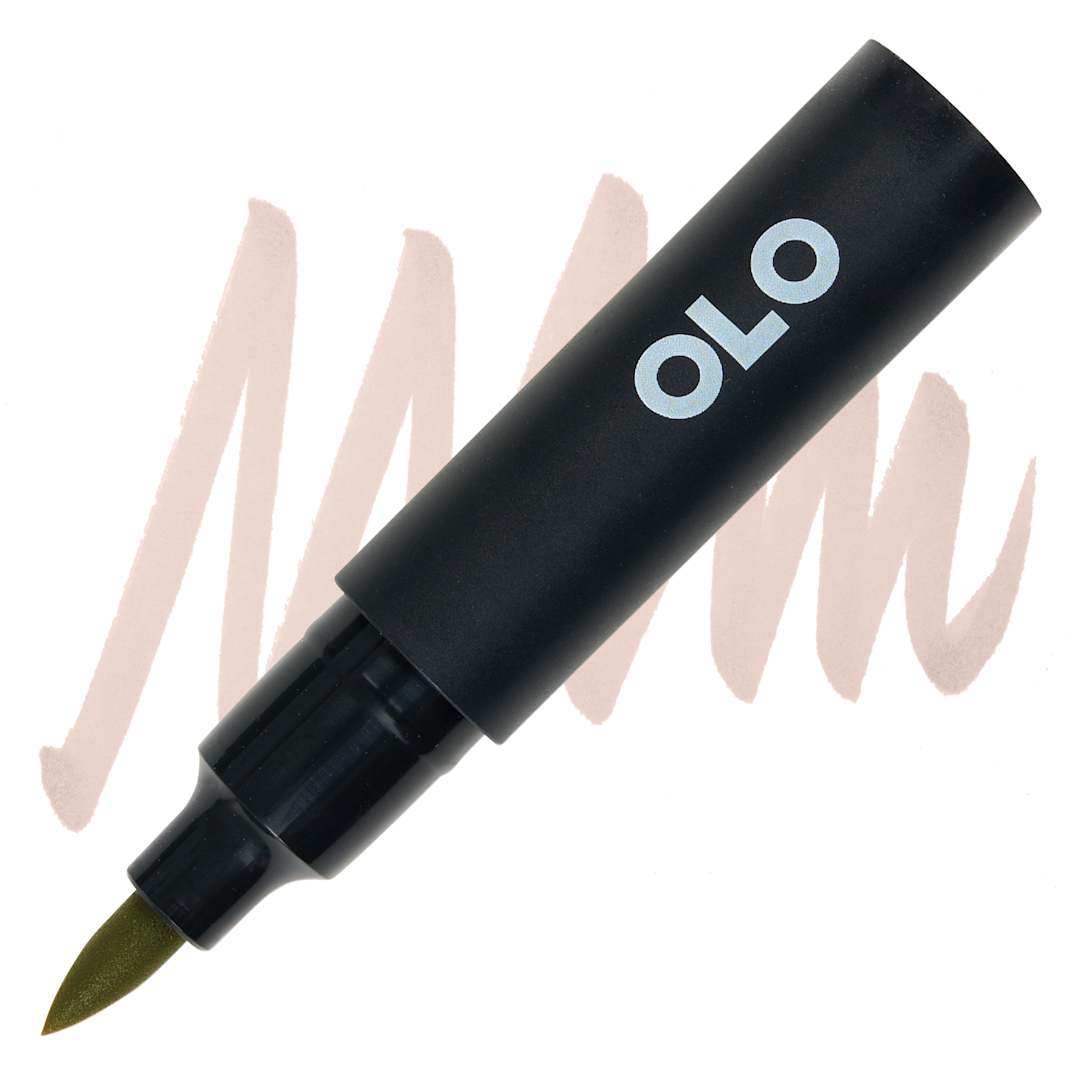 Open in modal - Olo Brush-Tip Half Marker - O7.3 Macaque marker and swatch