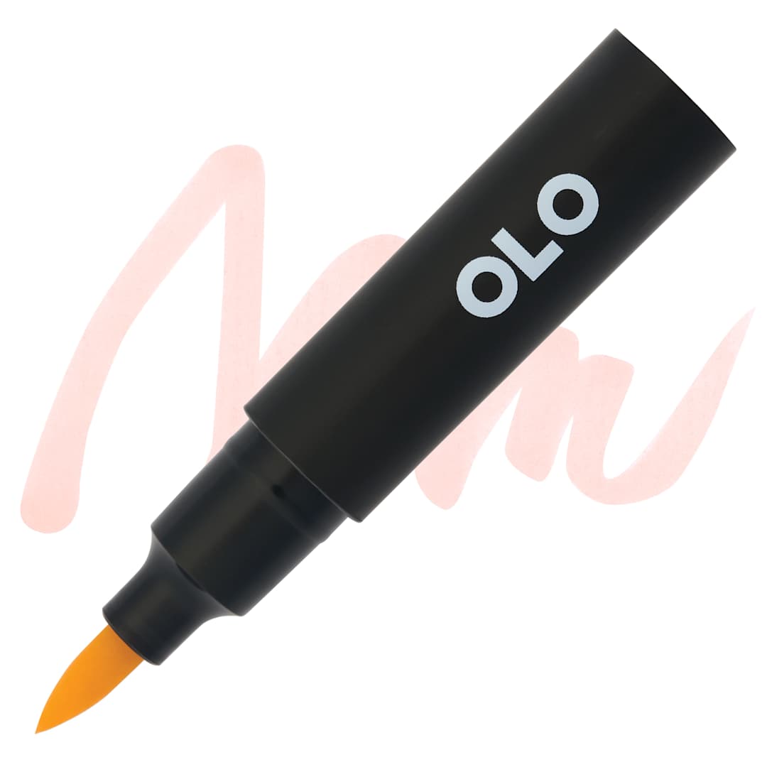 Open in modal - Olo Brush-Tip Half Marker - OR2.1, Morganite - Marker and Swatch