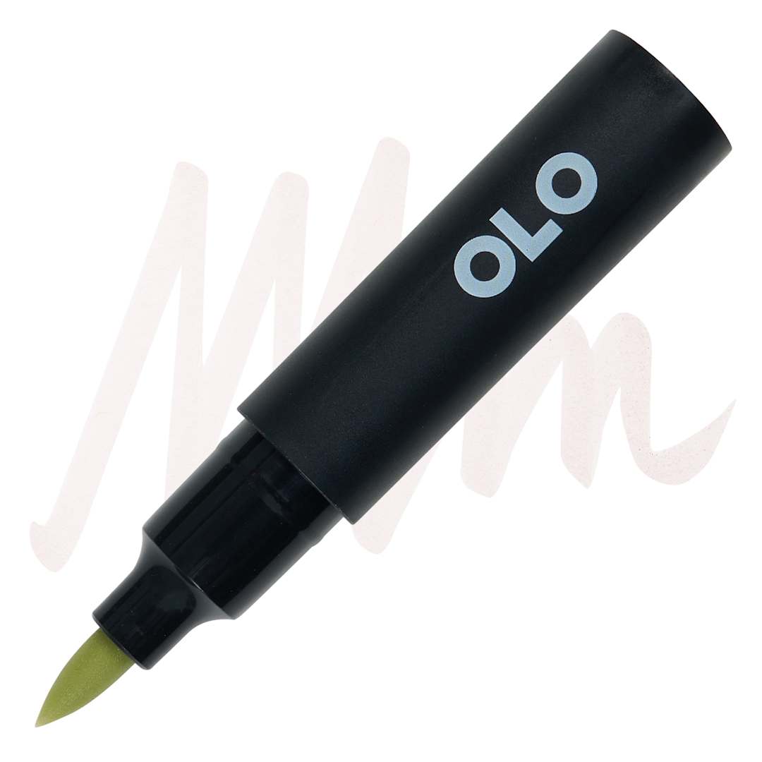 Open in modal - Olo Brush-Tip Half Marker - WG1 Warm Gray 1 marker and swatch