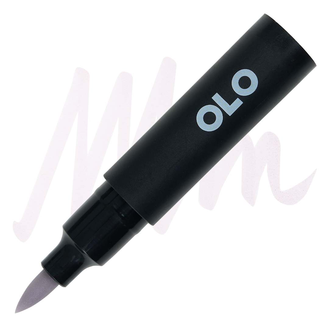 Open in modal - Olo Brush-Tip Half Marker - CG1 Cool Gray 1 marker and swatch