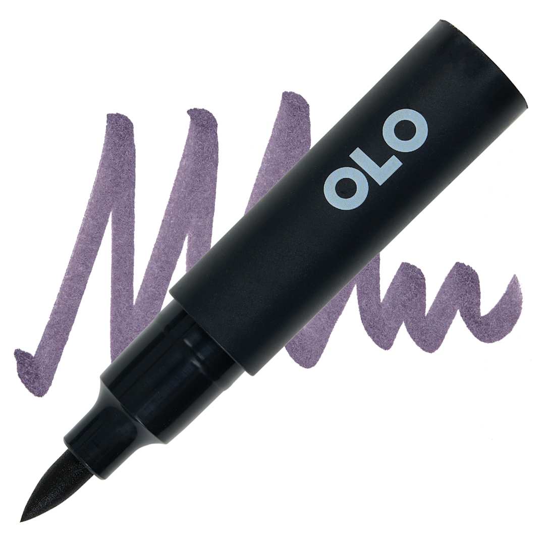 Open in modal - Olo Brush-Tip Half Marker - CG7 Cool Gray 7 marker and swatch