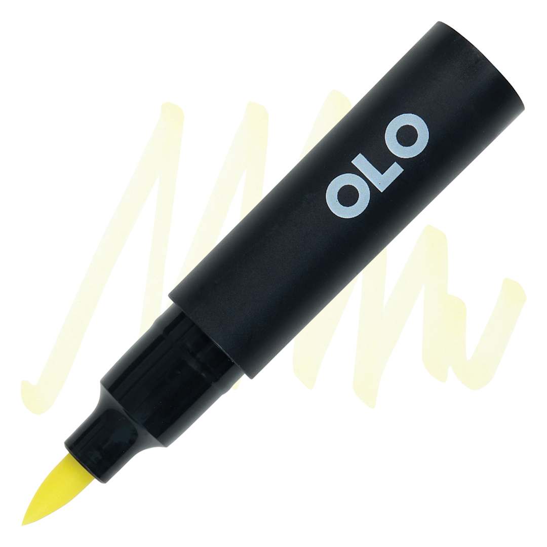 Open in modal - Olo Brush-Tip Half Marker - Y2.0 Elderflower marker and swatch