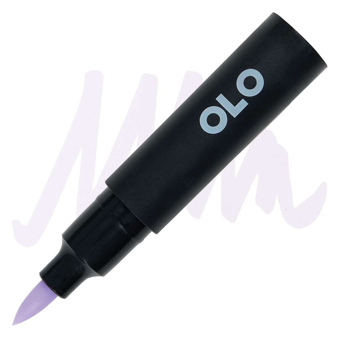 Open in modal - Olo Brush-Tip Half Marker - BV2.0 Light Periwinkle marker and swatch