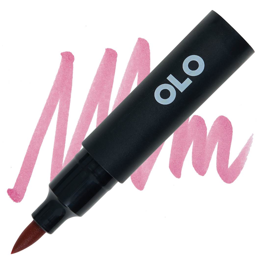 Open in modal - Olo Brush-Tip Half Marker - R5.5 Astilbe marker and swatch