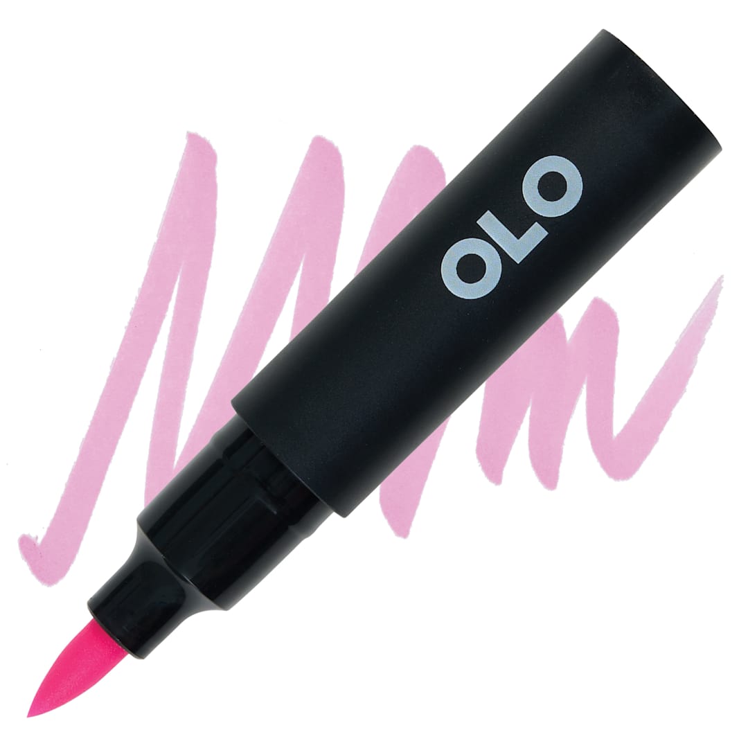 Open in modal - Olo Brush-Tip Half Marker - V0.3 Aster marker and swatch