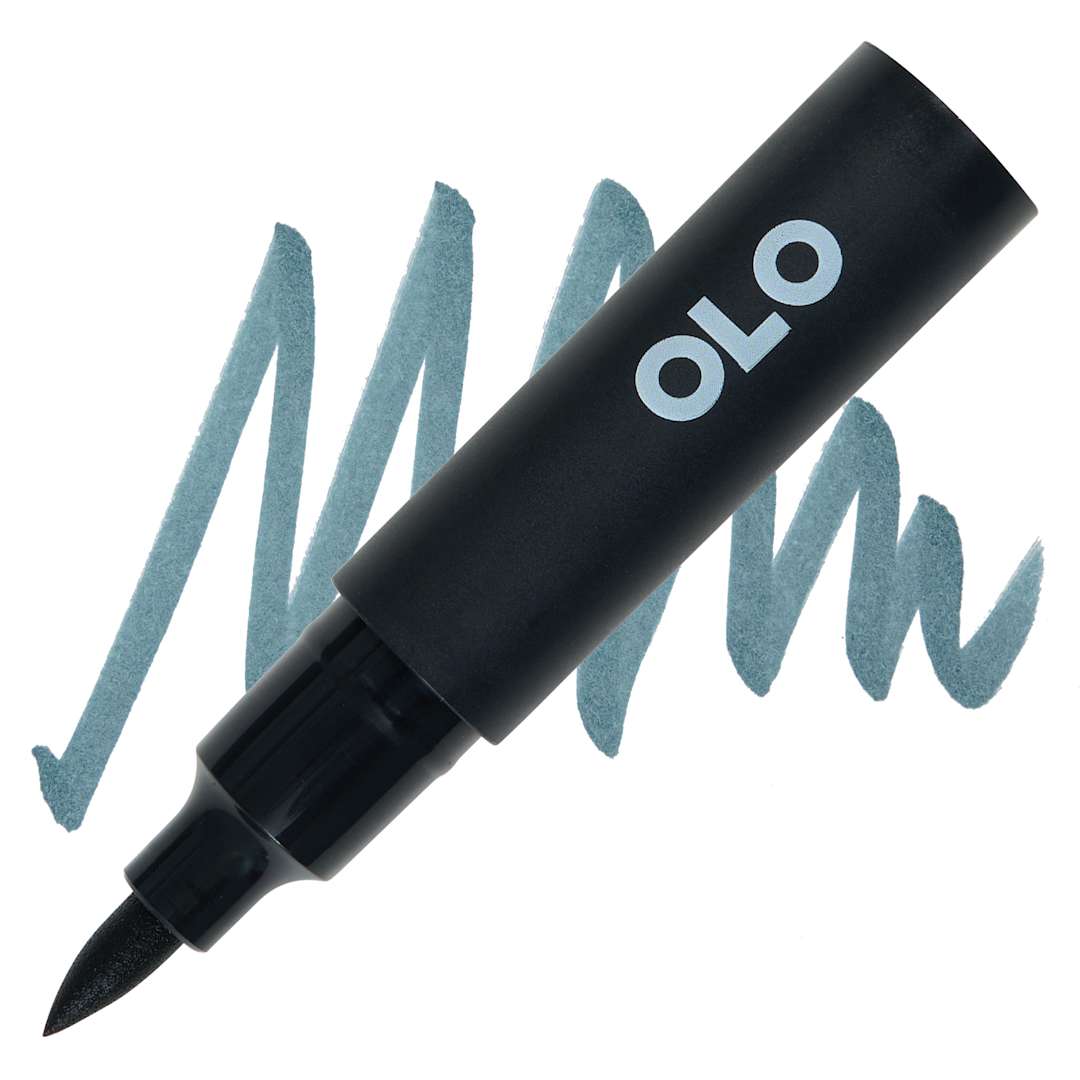 Open in modal - Olo Brush-Tip Half Marker - BG7.6 Grandidierite marker and swatch