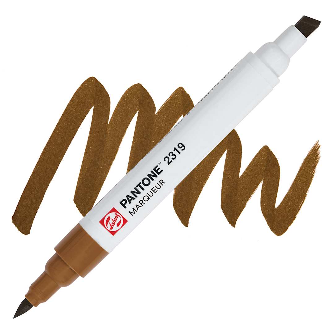 Open in modal - Pantone Dual Tip Marker - 2319, swatch and marker
