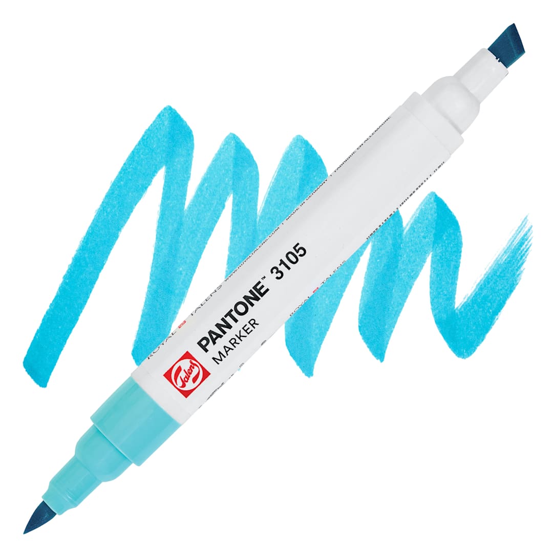 Open in modal - Pantone Dual Tip Marker - 3105, swatch and marker