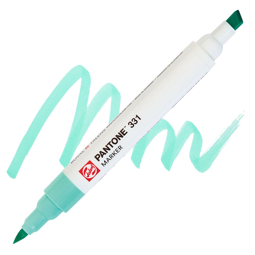 Open in modal - Pantone Dual Tip Marker - 331, swatch and marker