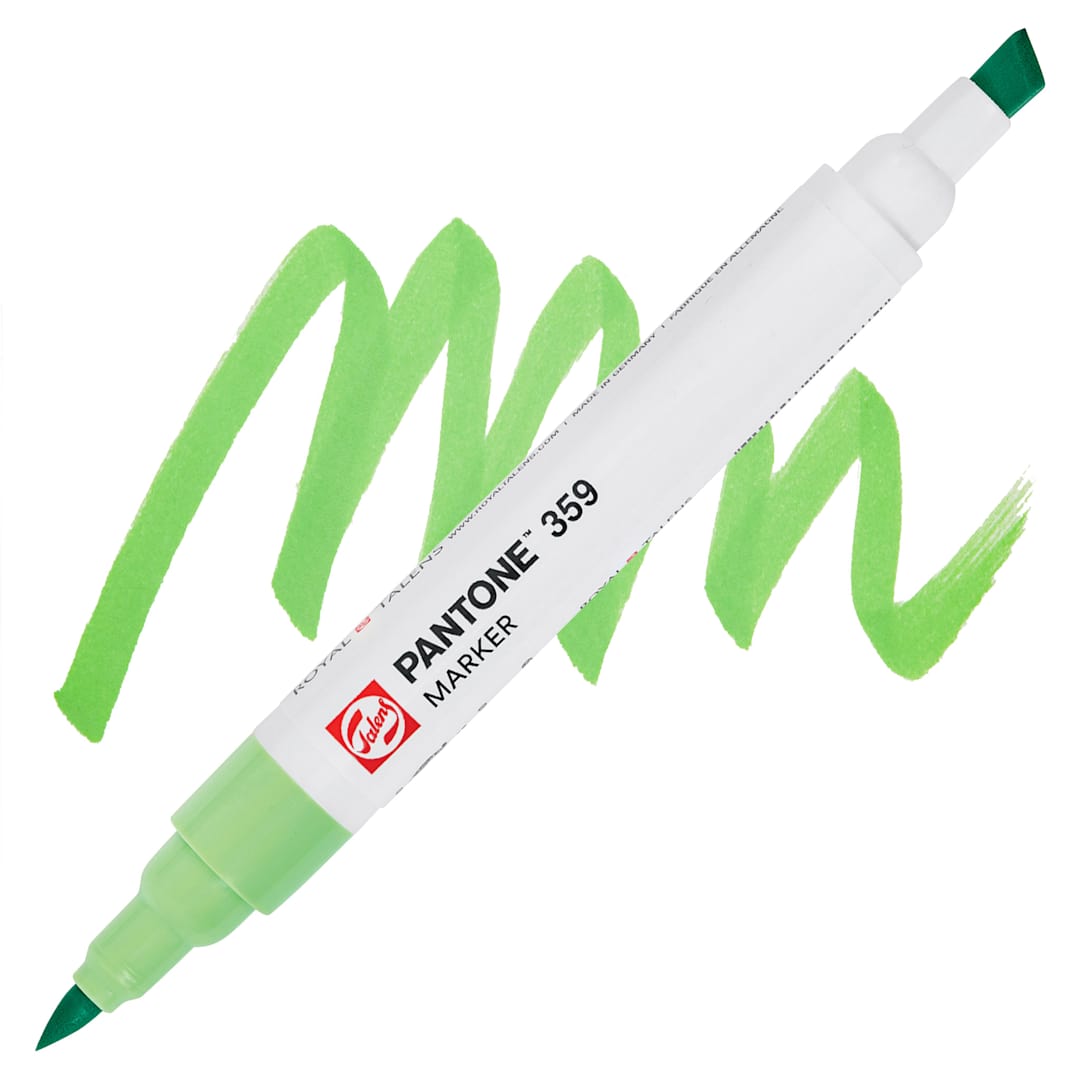 Open in modal - Pantone Dual Tip Marker - 359, swatch and marker