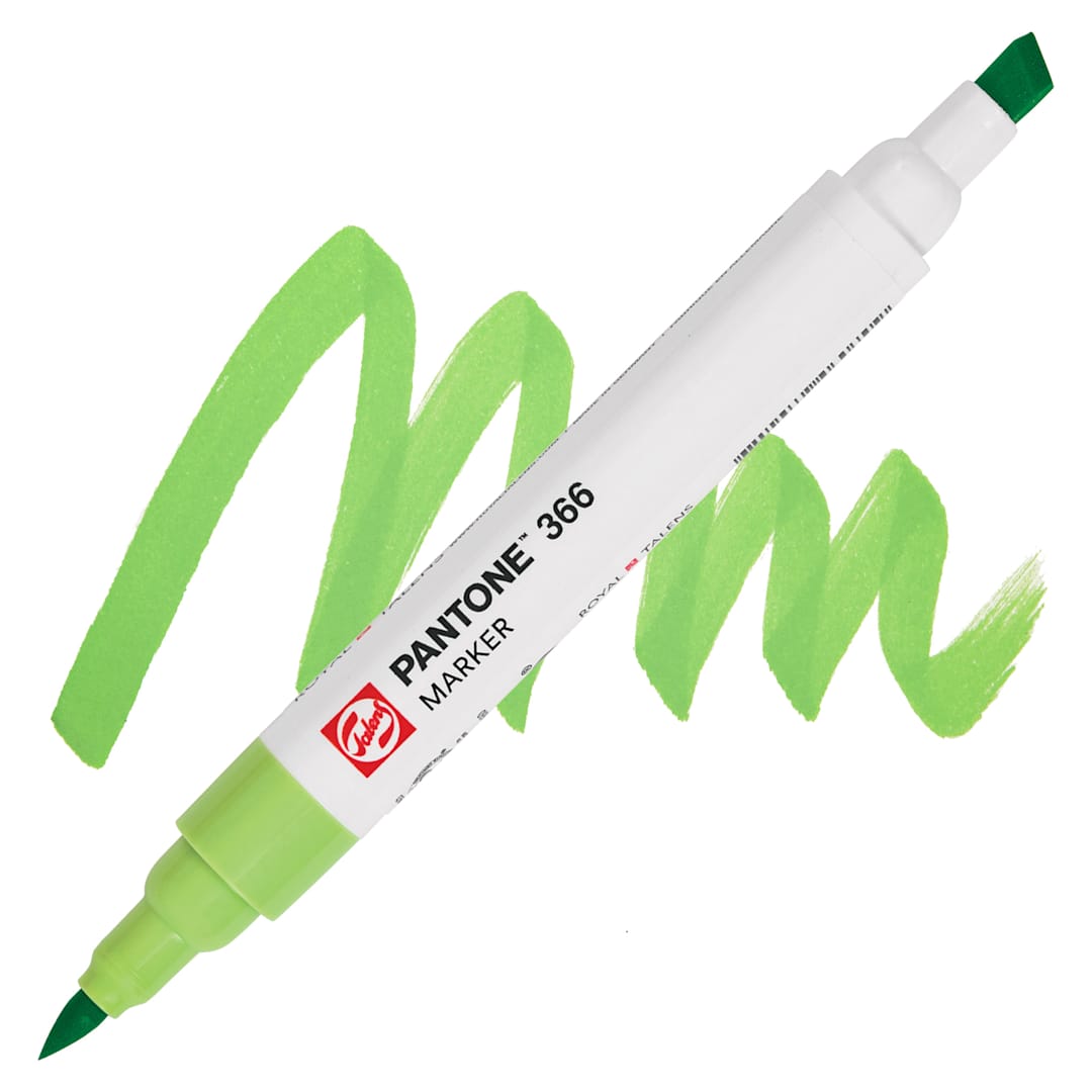 Open in modal - Pantone Dual Tip Marker - 366, swatch and marker