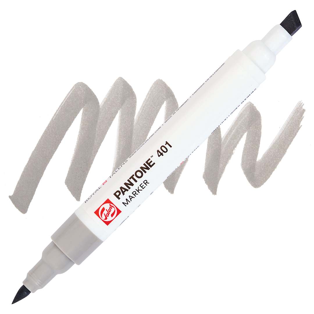 Open in modal - Pantone Dual Tip Marker - 401, swatch and marker