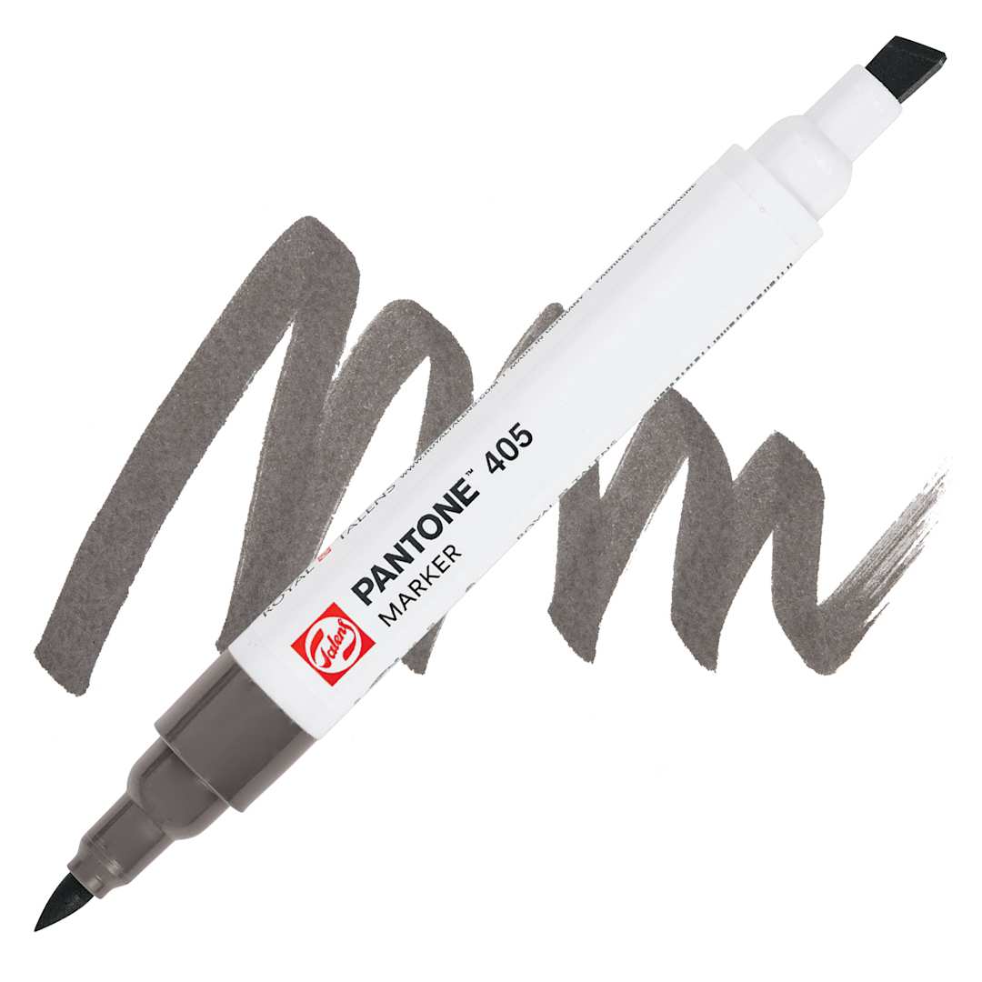 Open in modal - Pantone Dual Tip Marker - 405, swatch and marker