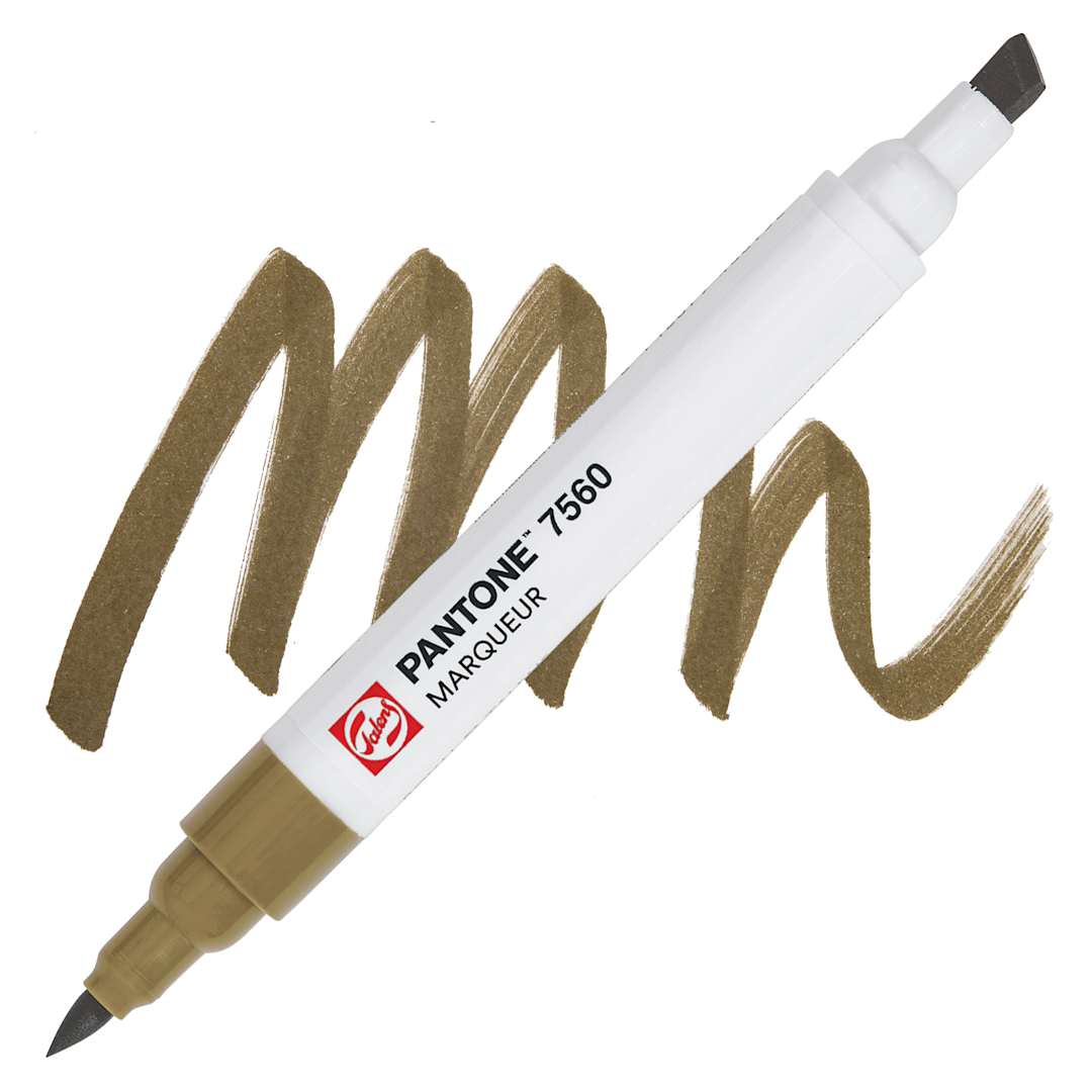 Open in modal - Pantone Dual Tip Marker - 7560, swatch and marker