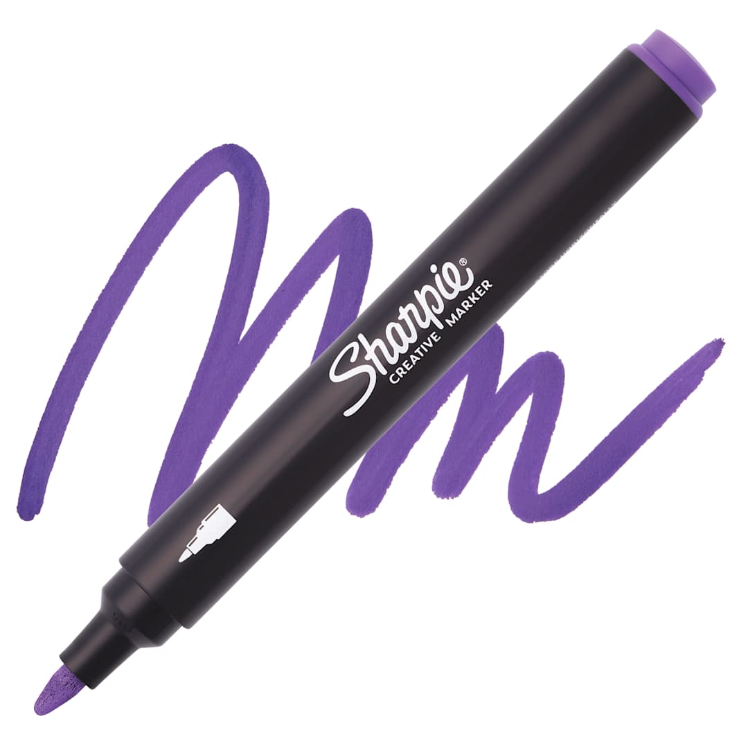 Open in modal - Sharpie Creative Acrylic Marker - Lilac, Bullet Tip - Marker and Swatch