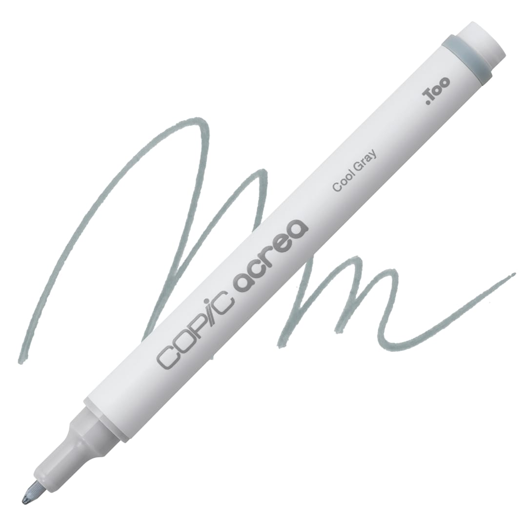 Open in modal - Copic Acrea Paint Marker - Cool Gray 003, marker and swatch