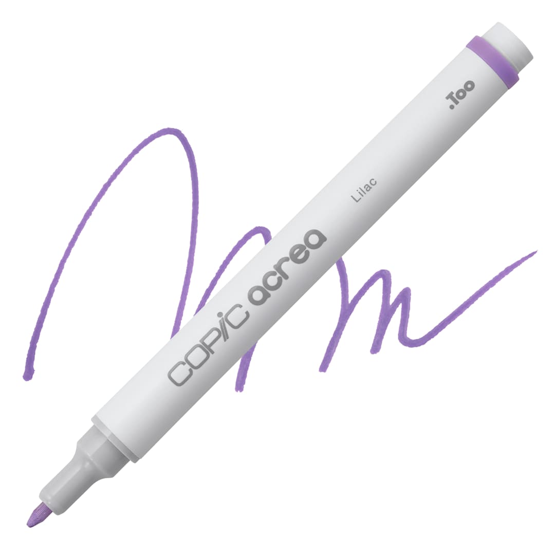 Open in modal - Copic Acrea Paint Marker - Lilac 013, marker and swatch