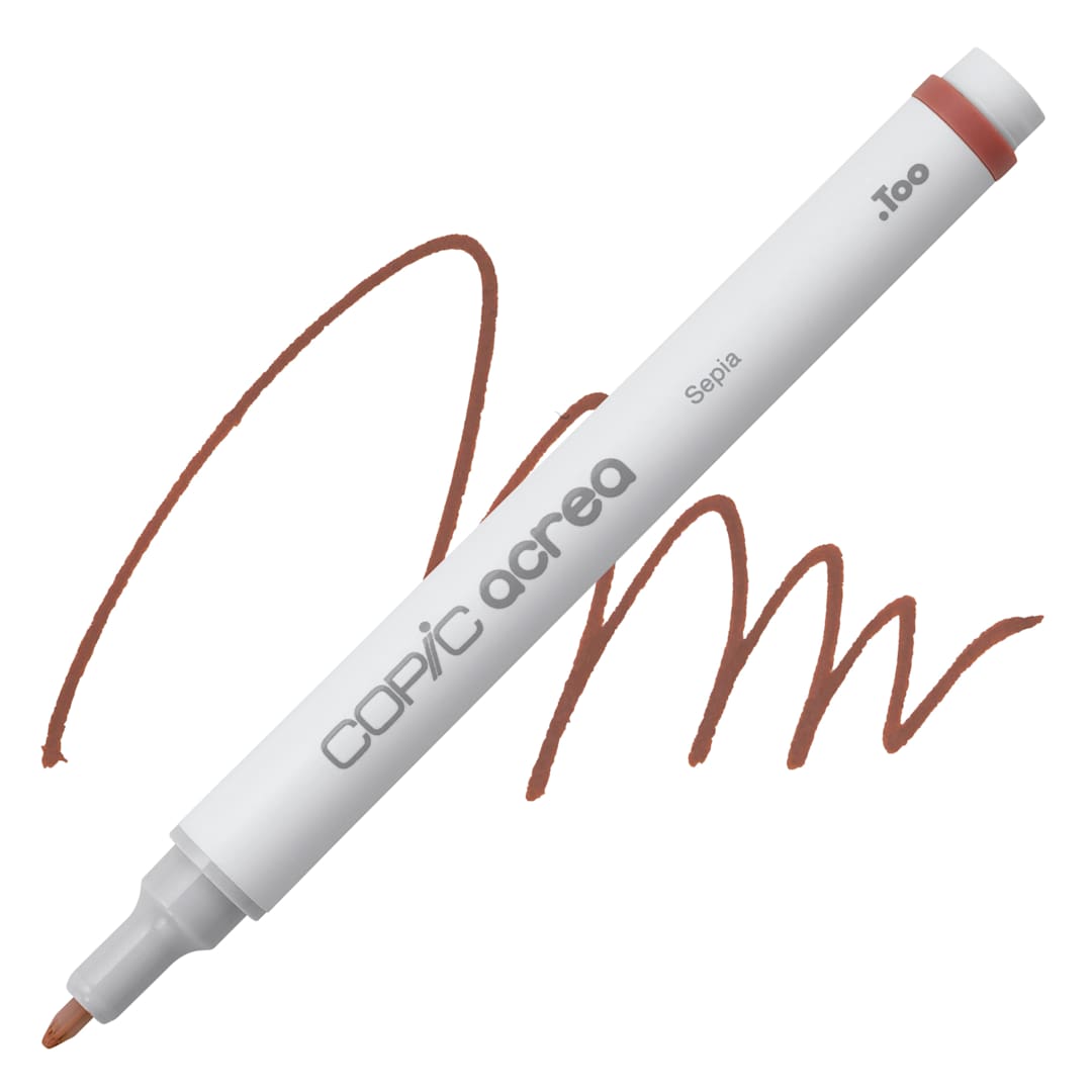 Open in modal - Copic Acrea Paint Marker - Sepia 004, marker and swatch