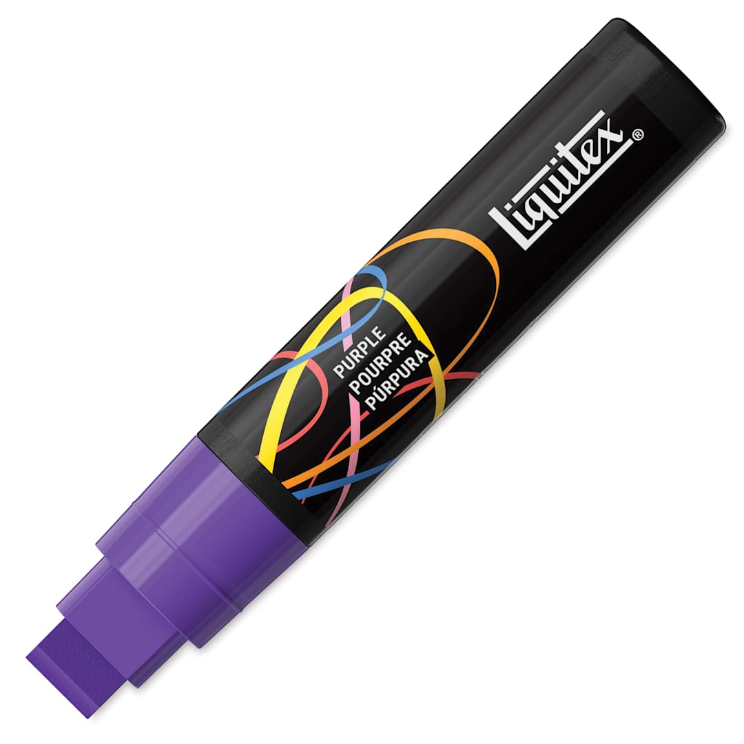 Open in modal - Liquitex Marker - Purple, Chisel Tip, 15 mm