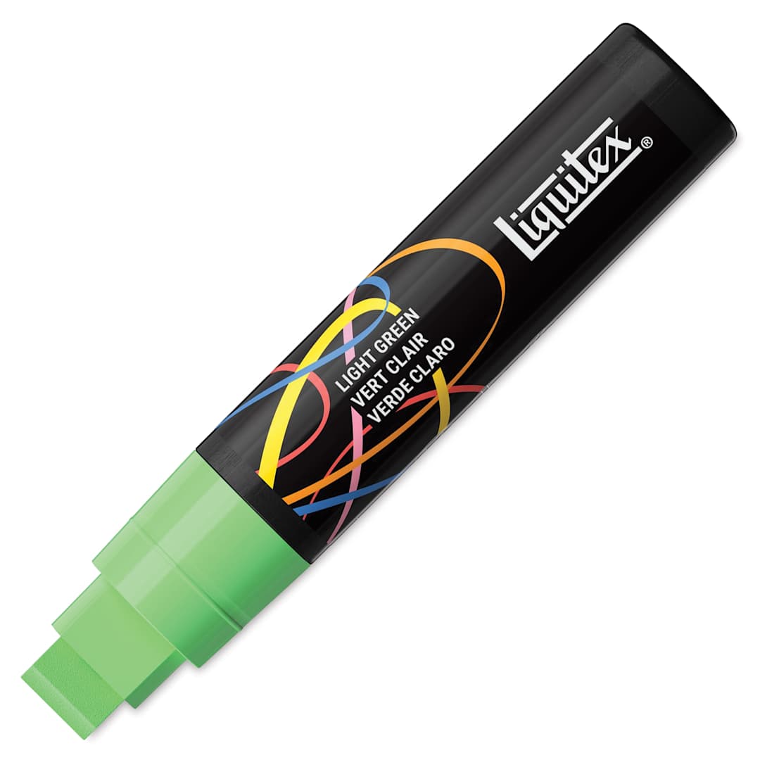 Open in modal - Liquitex Marker - Light Green, Chisel Tip, 15 mm