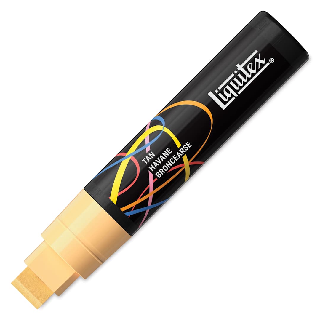 Open in modal - Liquitex Marker - Tan, Chisel Tip, 15 mm