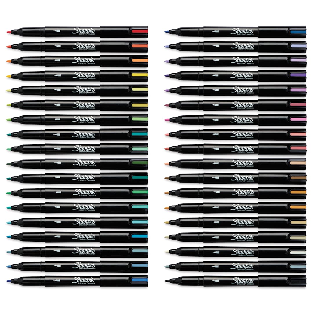 Open in modal - Sharpie Creative Acrylic Markers - Set of 36, Assorted, Fine Tip