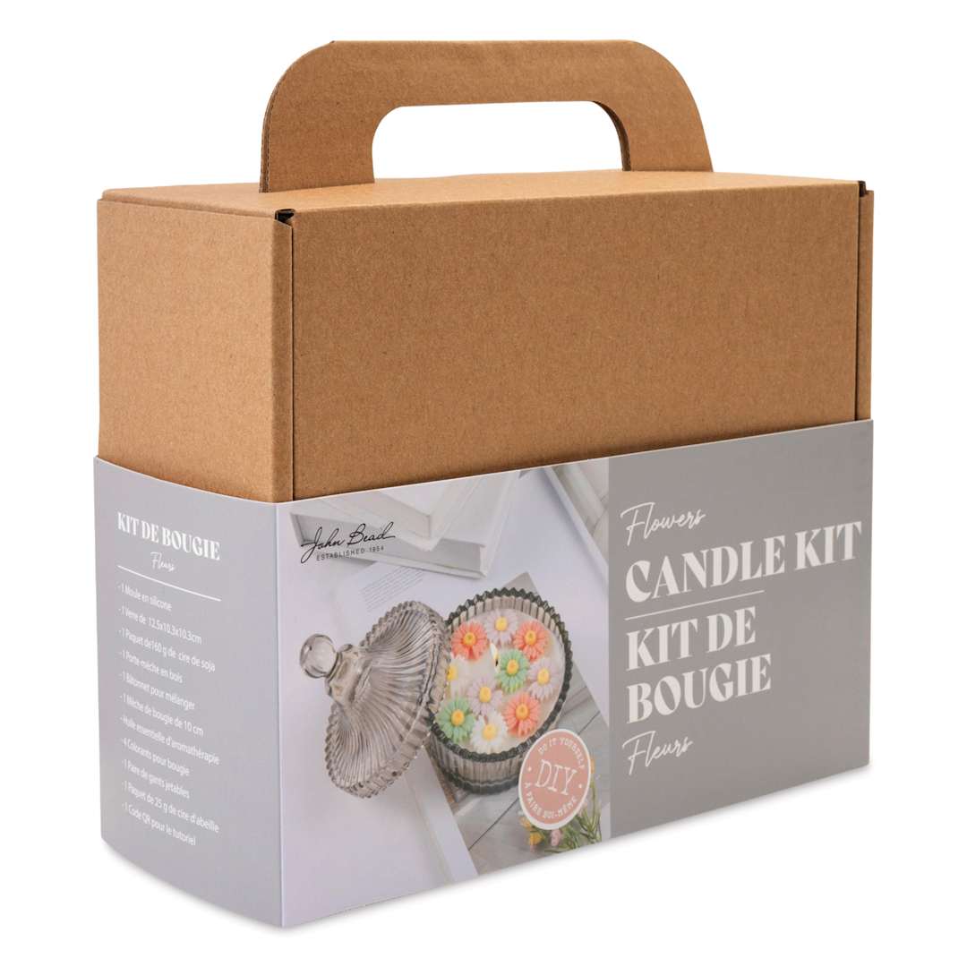 Open in modal - John Bead Flower Candle Making Kit